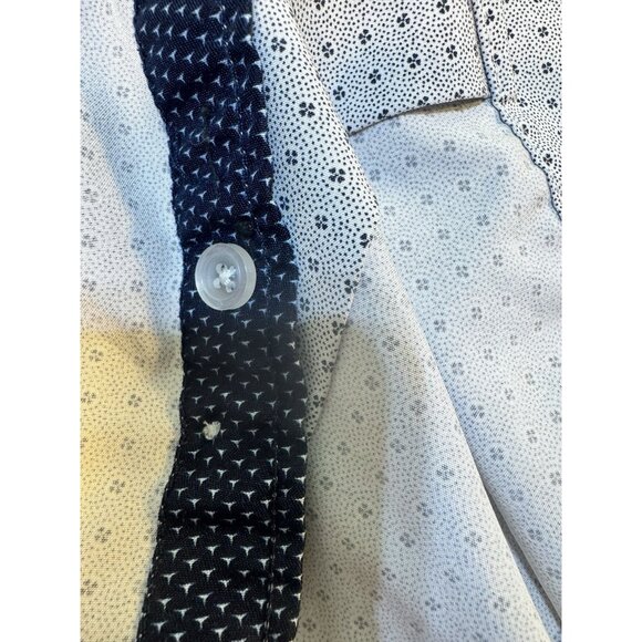 Tom Baine Performance Collection Shirt‎ White Geometric 4 Way Stretch XL 17-17.5 - Picture 5 of 11